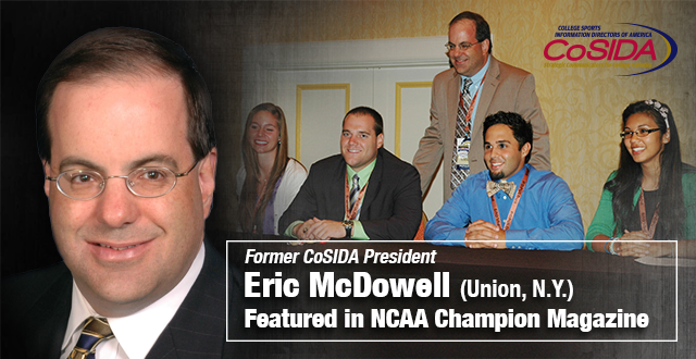 NCAA Champion Magazine: Union College's Eric McDowell On Being an SID